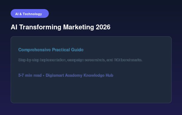 How Generative AI is Changing Digital Marketing in 2026